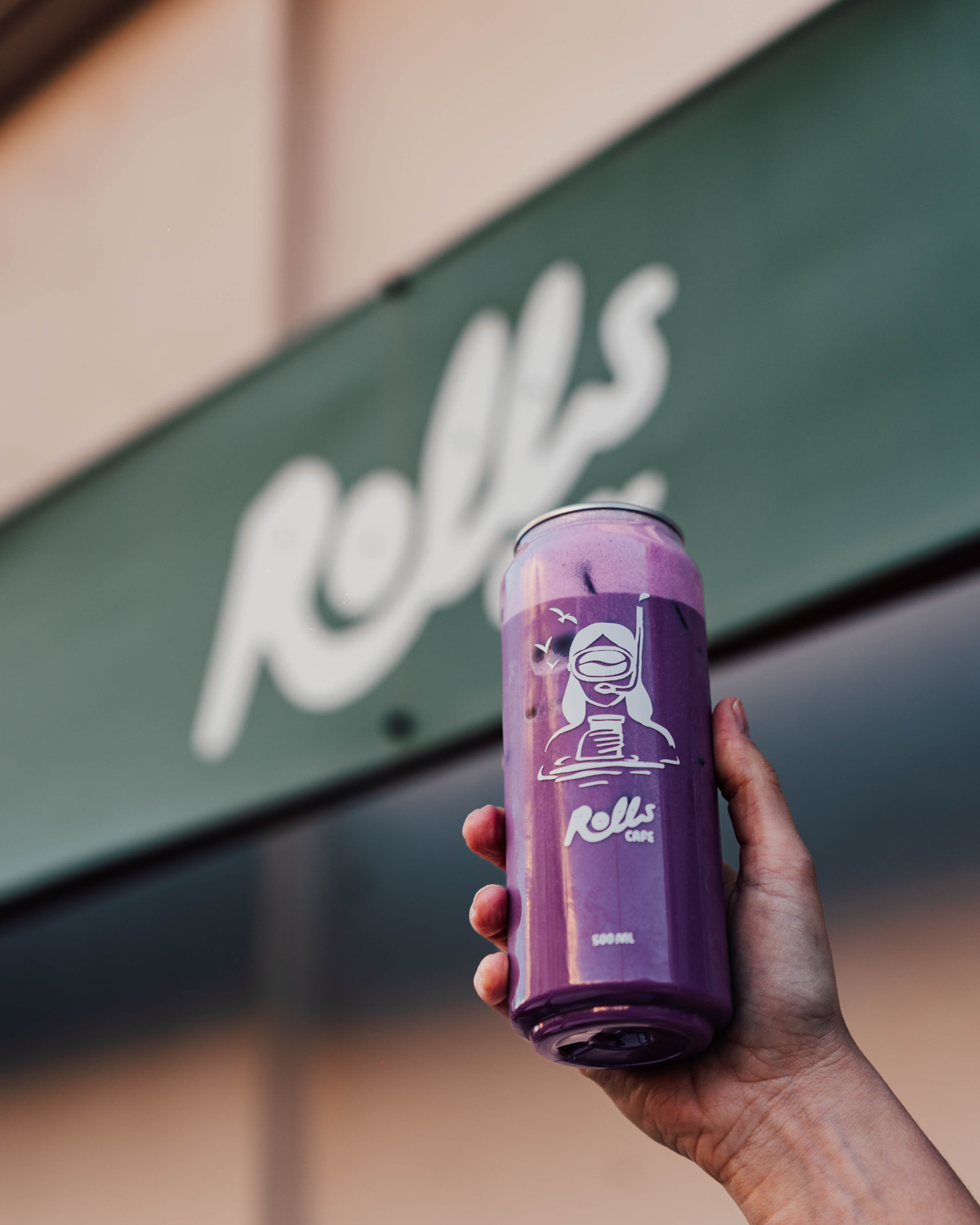 Rolls Café Nice — contenu de marque, packaging et ambiance pour un coffee shop place Garibaldi